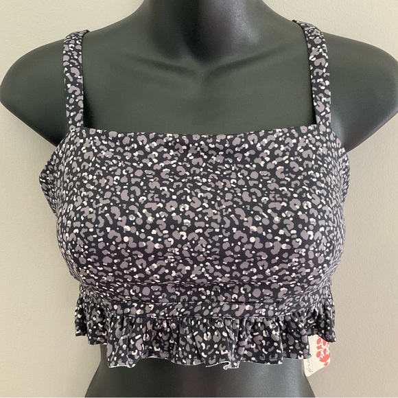 FP Movement, NWT, size M, gray and black sports bra - Picture 2 of 7